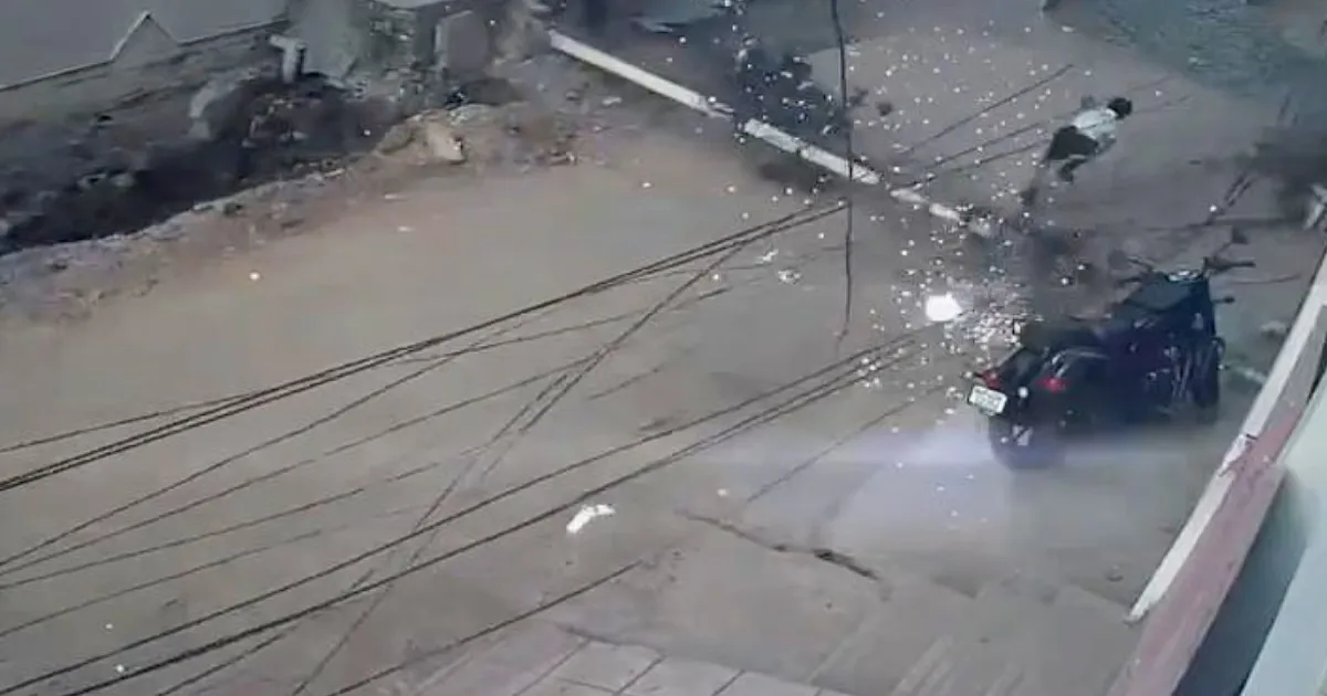 Schoolboy Escapes Death as Electric Pole Collapses in Kurnool