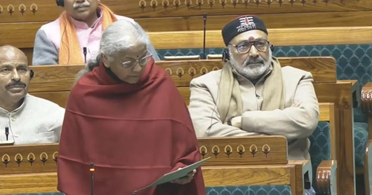 Nirmala Sitharaman Tables Economic Survey in Lok Sabha Today