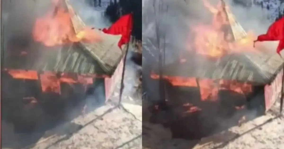 Historic Gird Mata Temple Reduced to Ashes in Bharmour Fire