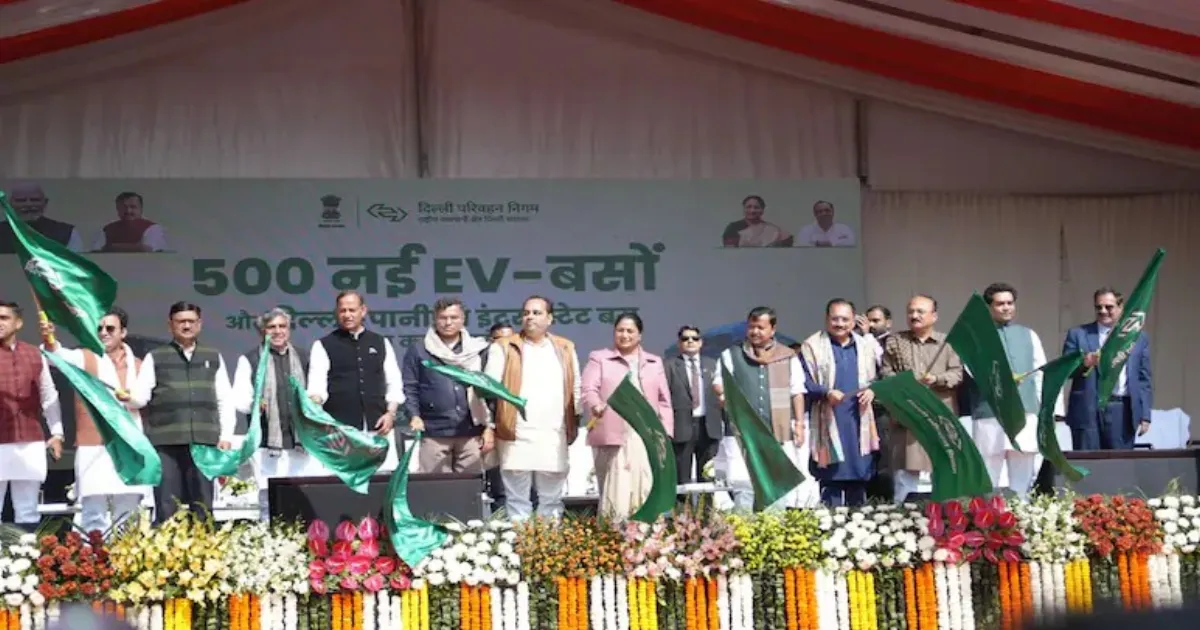 Delhi Set to Go Electric: GreenCell Unveils 570 New High-Tech Buses for City Roads