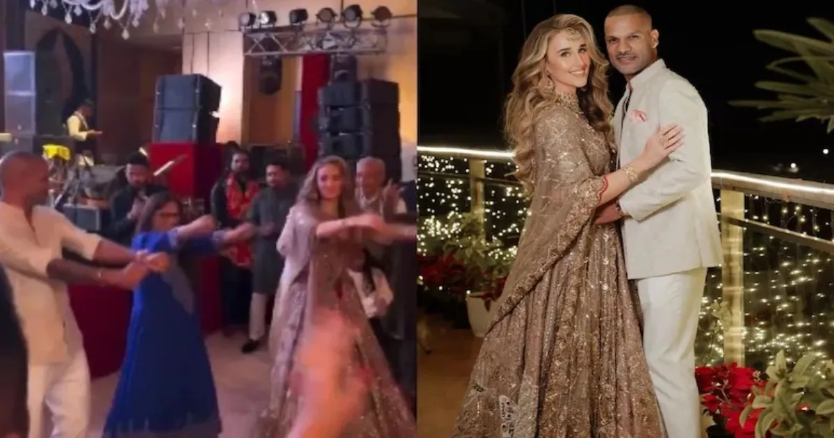 Shikhar Dhawan & Sophie Shine Share Viral Dance Moment from Sangeet Night