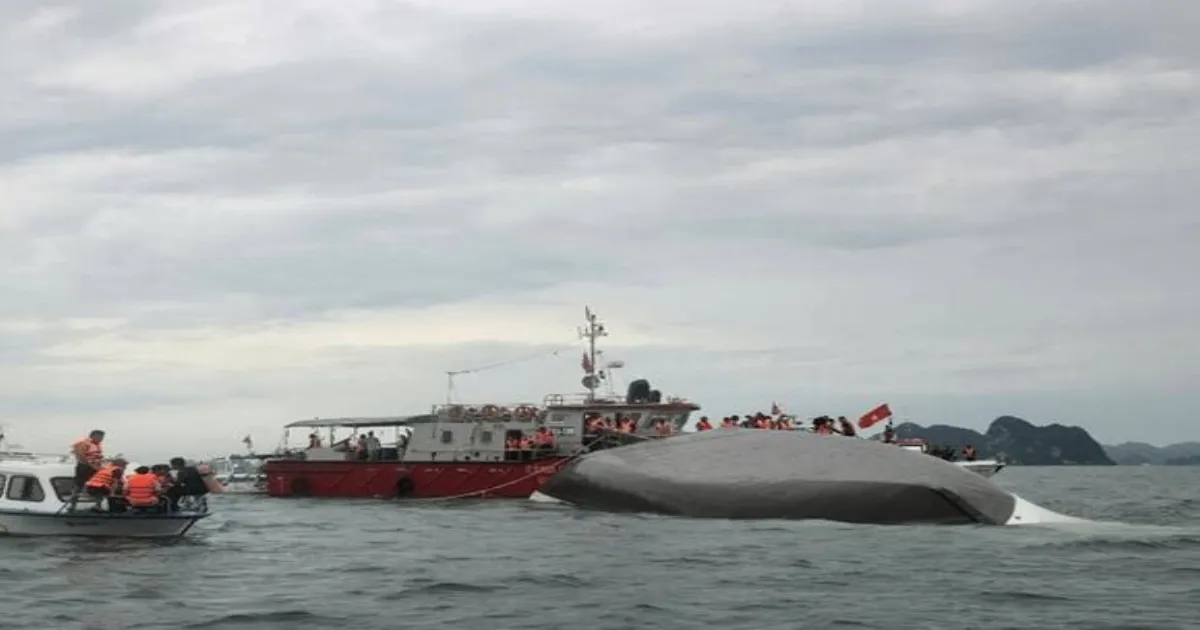 Thunderstorm Horror: Tourist Boat Capsizes in Vietnam’s Ha Long Bay, 18 Dead, 23 Missing!