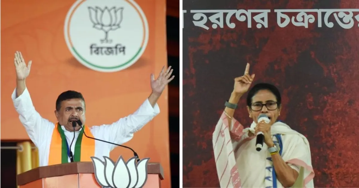 Ex-Aide vs. Chief Minister: Mamata Banerjee Faces Suvendu Adhikari in Bhabanipur