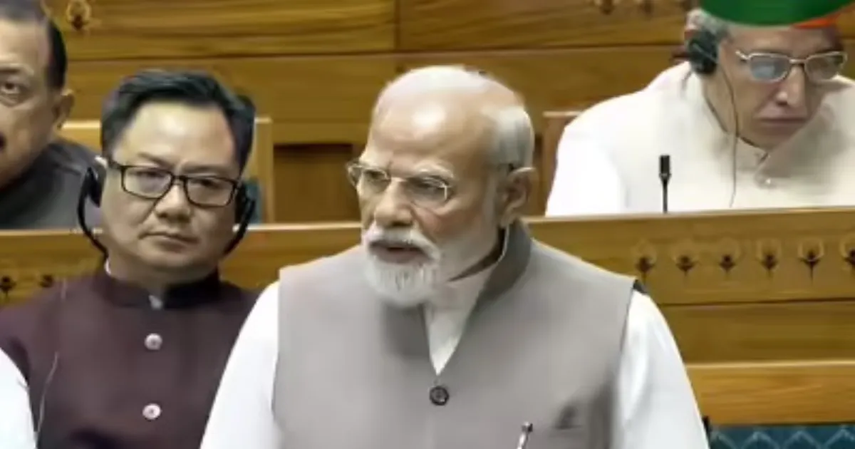 PM Modi Addresses Lok Sabha On Middle East War, Flags Economic And Security Challenges