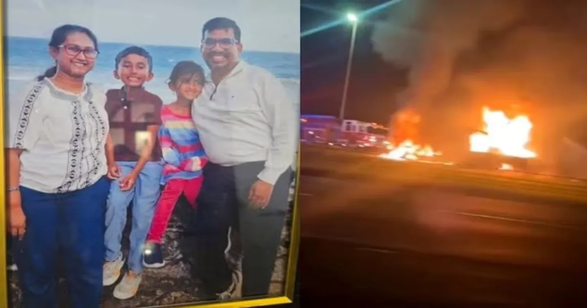 Hyderabad Family of Four Perishes in Fiery US Crash