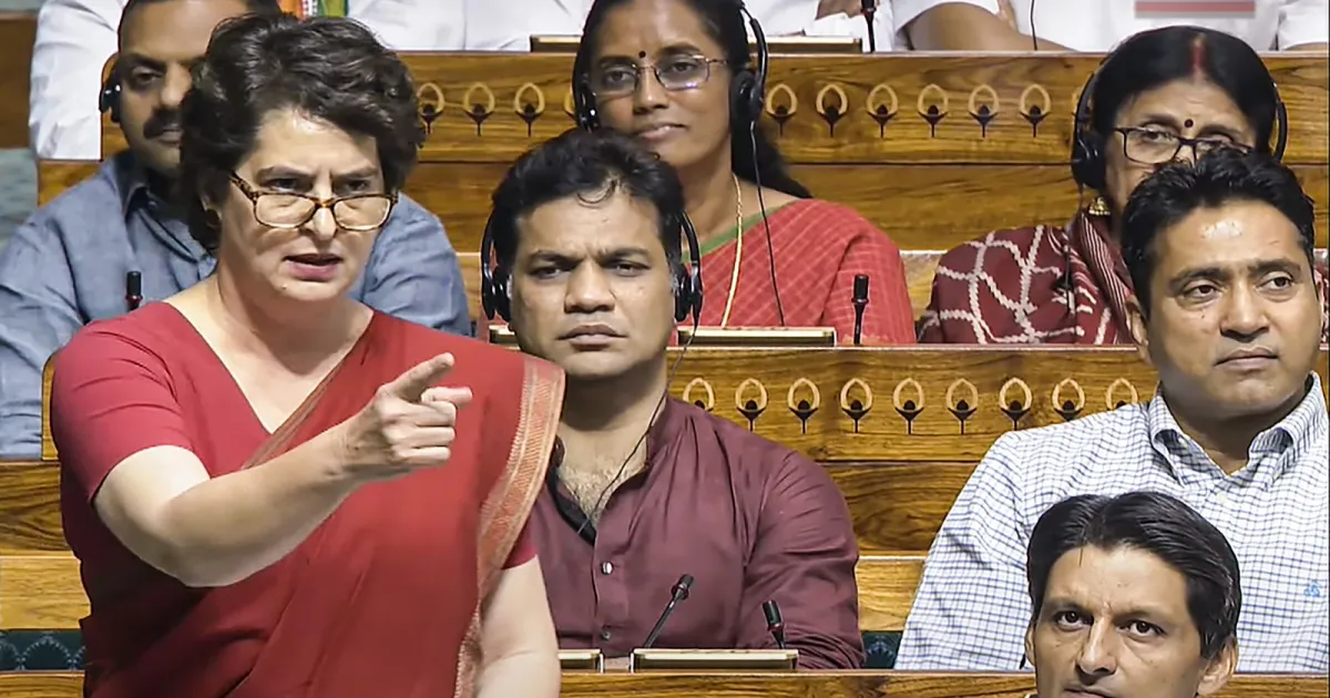Operation Sindoor Debate: Priyanka Gandhi Questions Operation Sindoor’s Halt