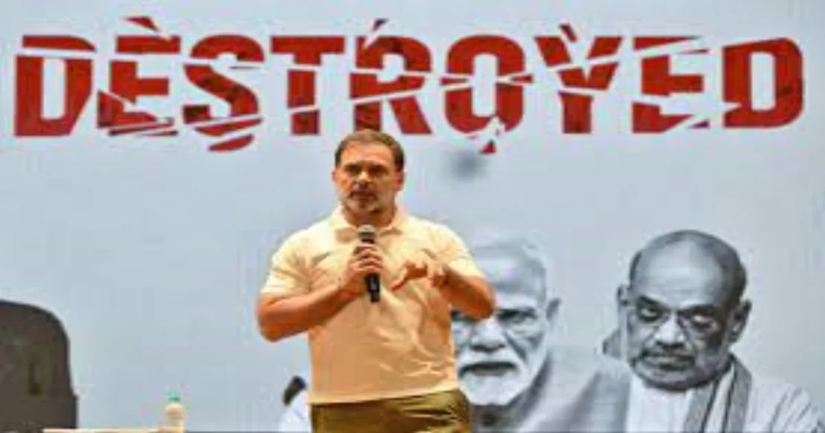 BJP Links Rahul Gandhi’s ‘Vote Chori’ Files to Foreign System Set in Myanmar Timezone