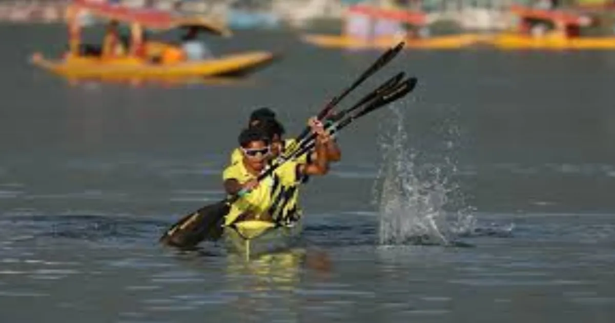 Dal Lake Hosts Khelo India Water Sports Festival with 400 Athletes in Action!