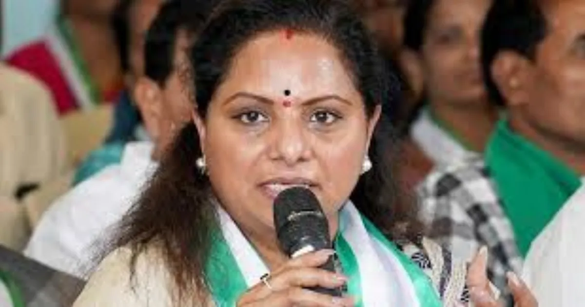 KCR’s Daughter Kavitha Suspended from BRS
