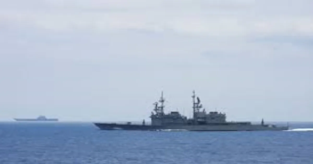 Taiwan Monitors Chinese Destroyer And Frigate Near Penghu Islands In Strait