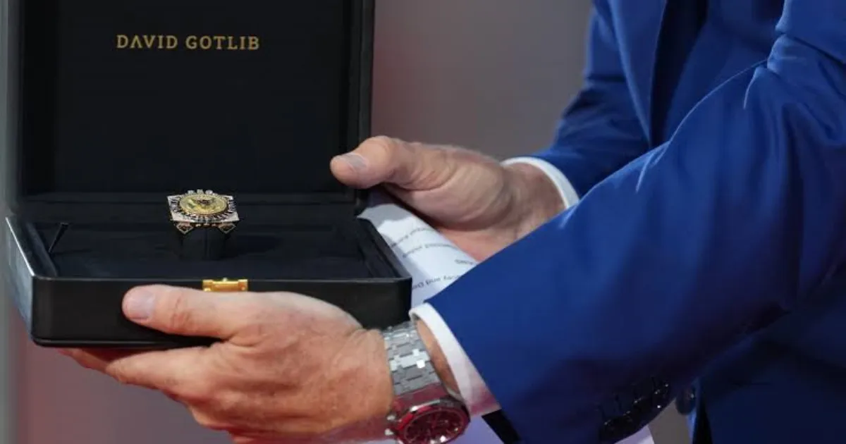 Belgian Firm Gifts Donald Trump Diamond Ring After Tariff Relief Announcement