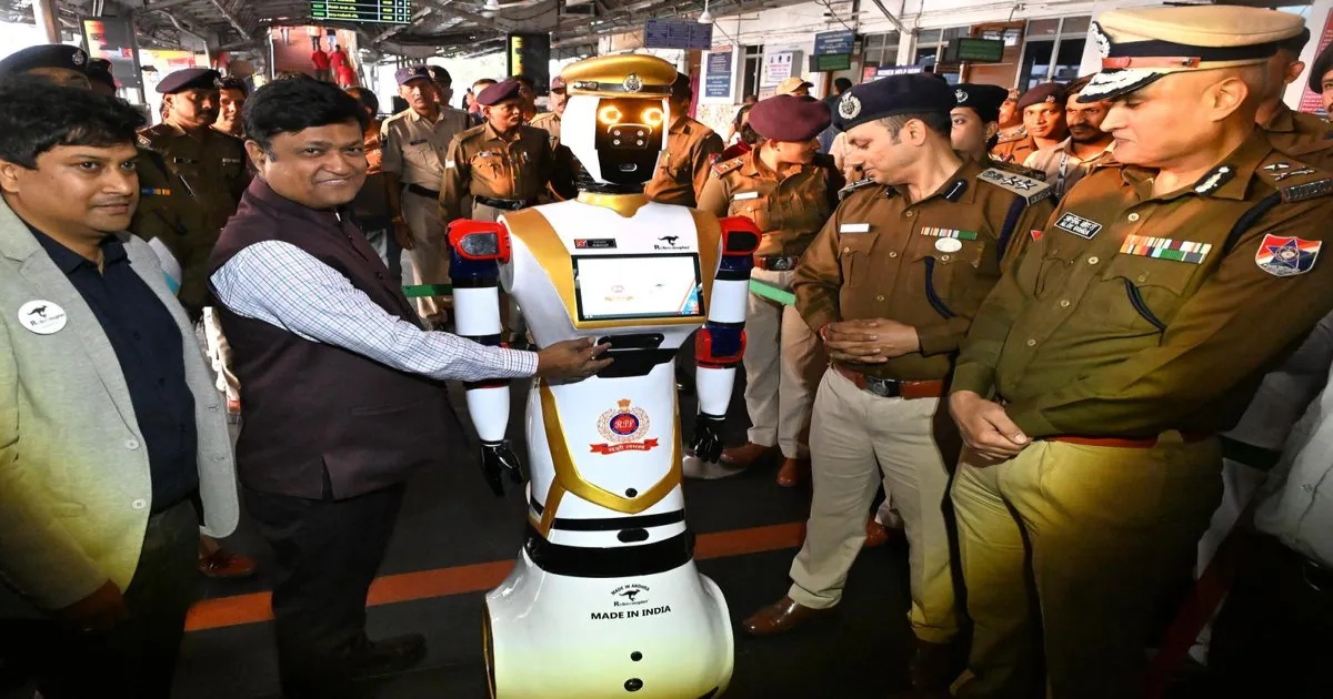 Indian Railways Unveils First Humanoid Robot ‘ASC Arjun’ at Visakhapatnam Station