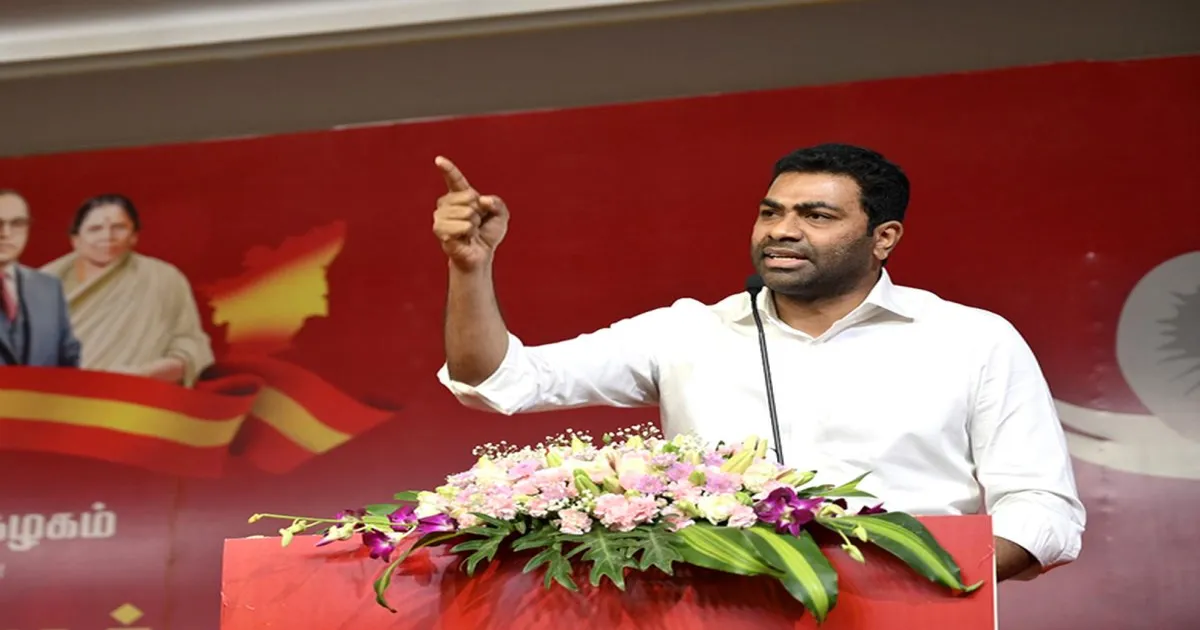 Madras HC to Hear TVK Leader Aadhav Arjuna’s Plea to Quash FIR Over Controversial Post on Nov 5