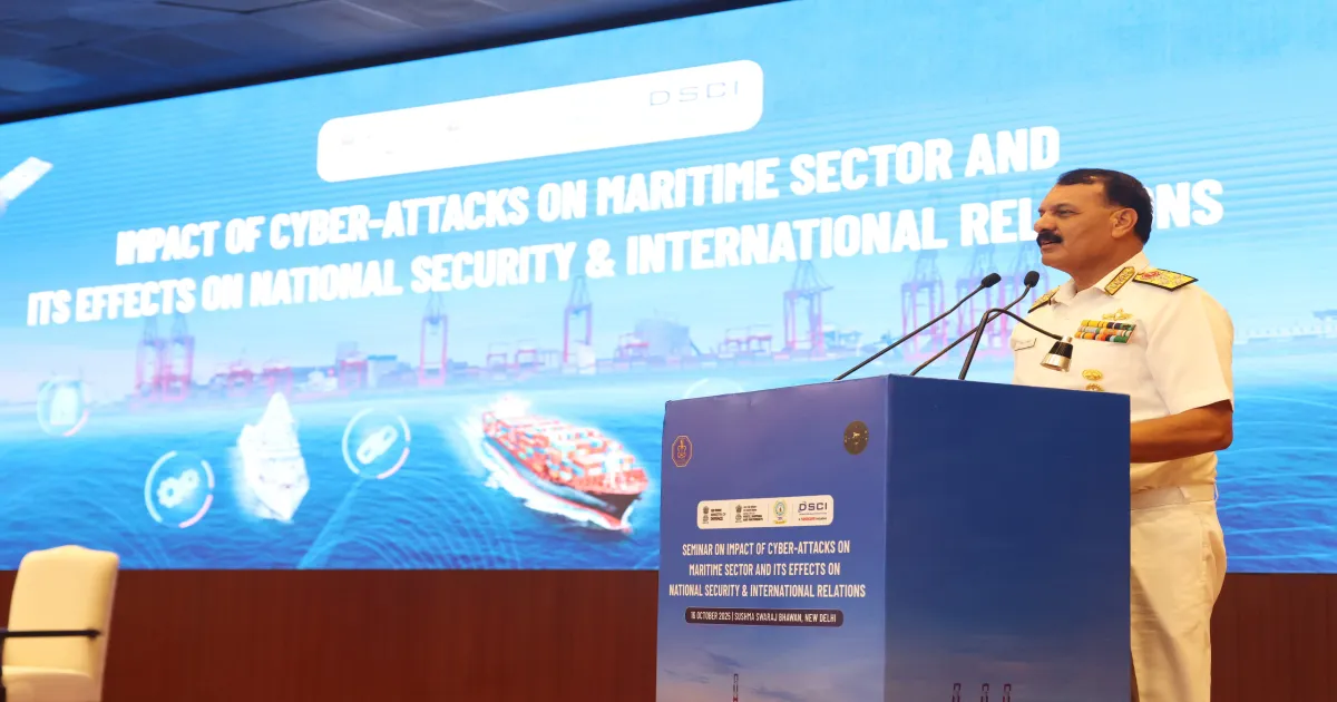 Cyberattack on Indian Ports Could Freeze Global Trade, Warns Navy Chief