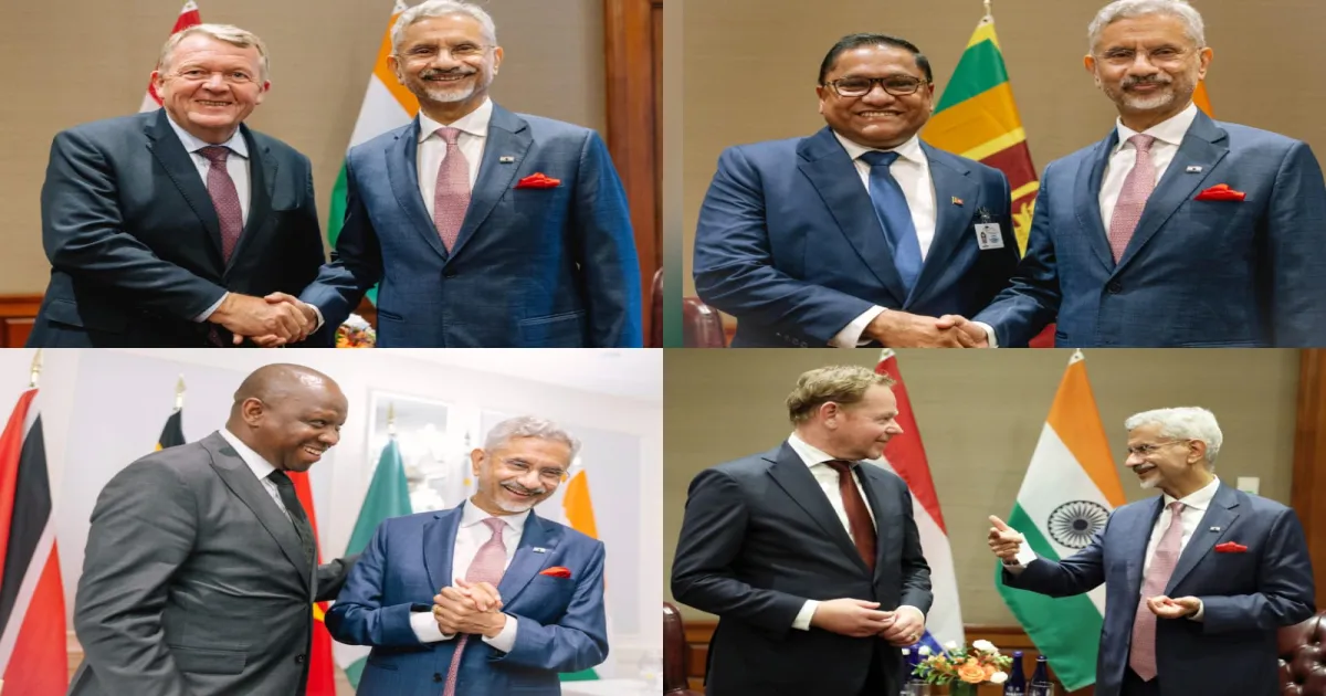 Jaishankar Leads India’s Global Diplomacy With Key UNGA Bilateral Meetings