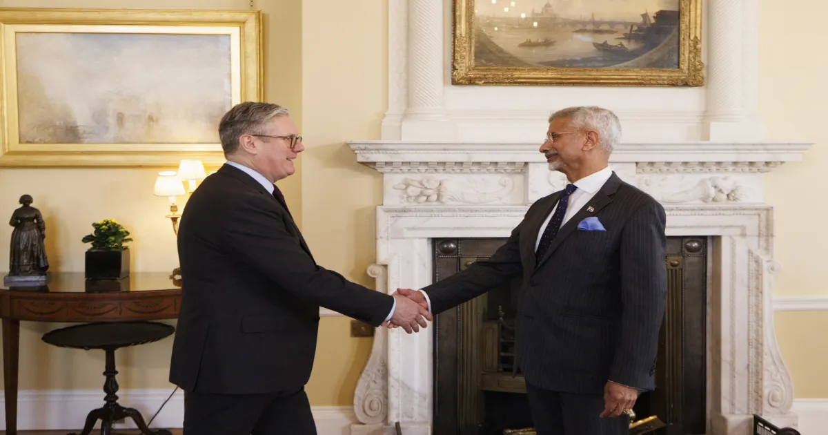 TIE BOOSTER!! Jaishankar Meets UK PM Starmer, Ministers to Boost India-UK Ties