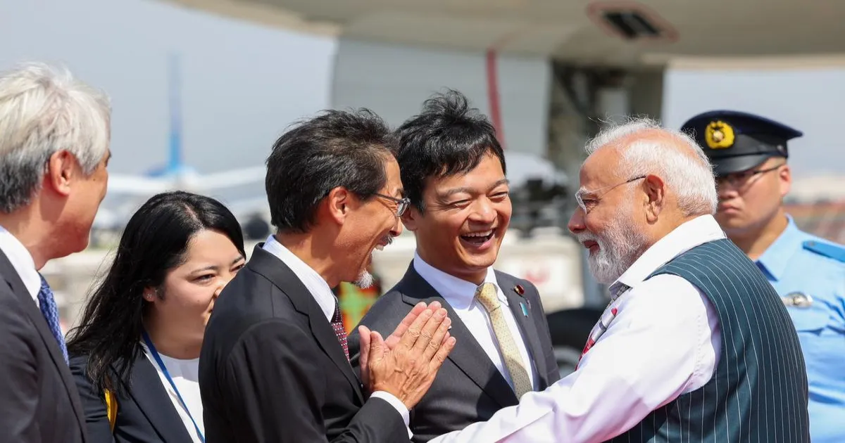 PM Modi Lands in Tokyo for Key Asia Visit