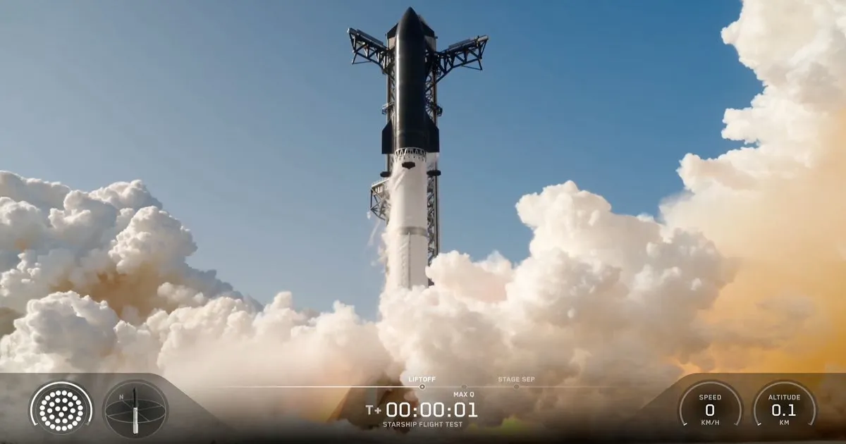 SpaceX Launches Starship Test Flight With Most Advanced Starlink Satellites