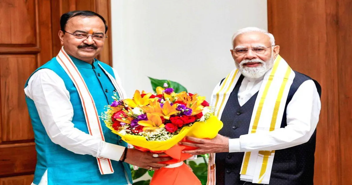 Keshav Prasad Maurya Meets PM Modi, Praises BJP Election Victories