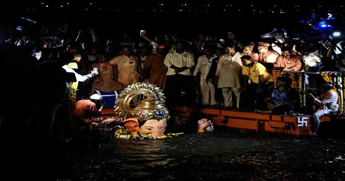 35 Hours After He Left Lalbaug, Mumbai's Maharaja Bids Adieu
