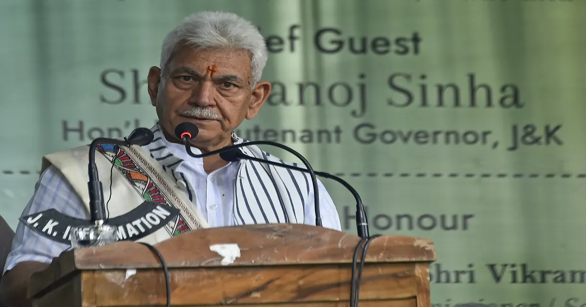 J&K Achieves 99.09% Literacy Under ULLAS Scheme, Says LG Manoj Sinha