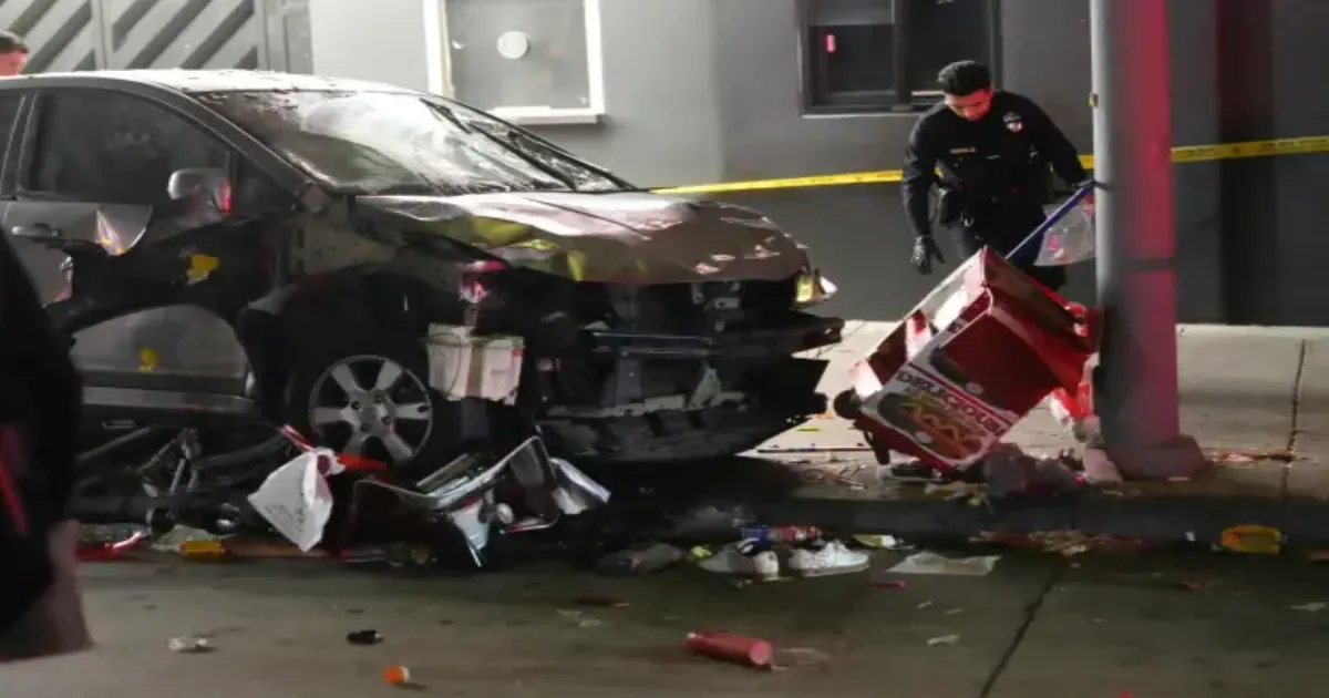 Chaos in LA: Vehicle Plows into Nightclub Crowd, Injuring 30!