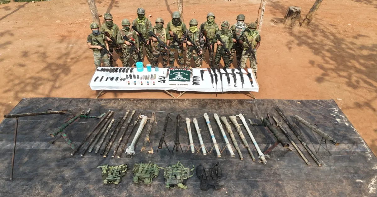 50 Weapons, Ammunition Seized By Army, Other Forces in Manipur Joint Operation