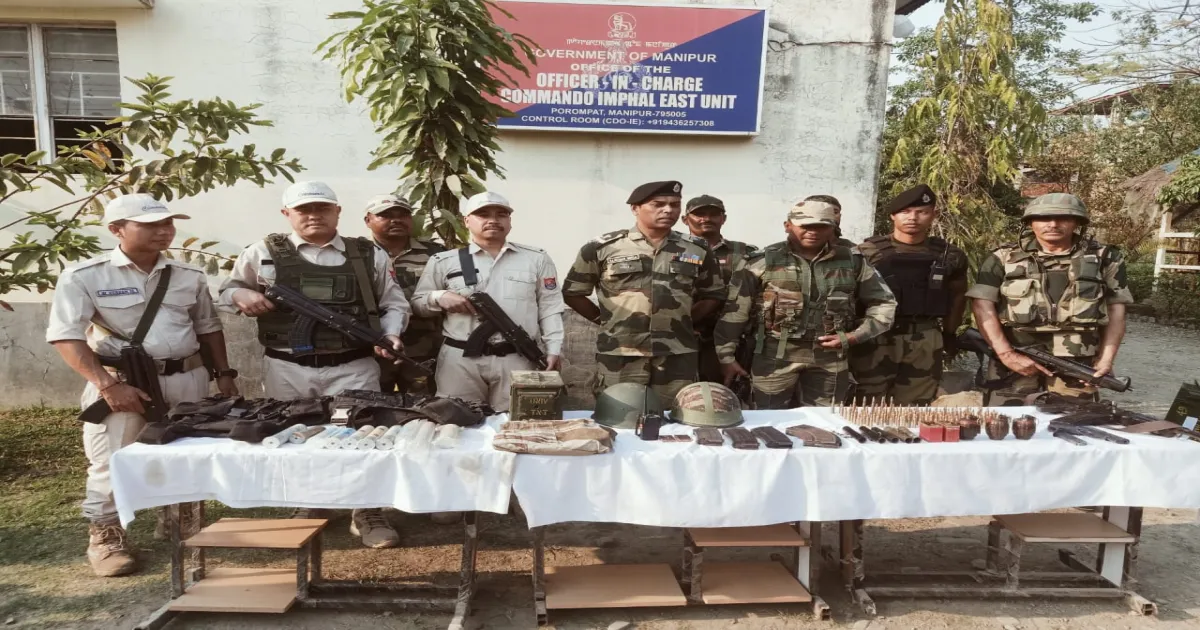 Operation Manipur! 32 Weapons, Ammunition Seized