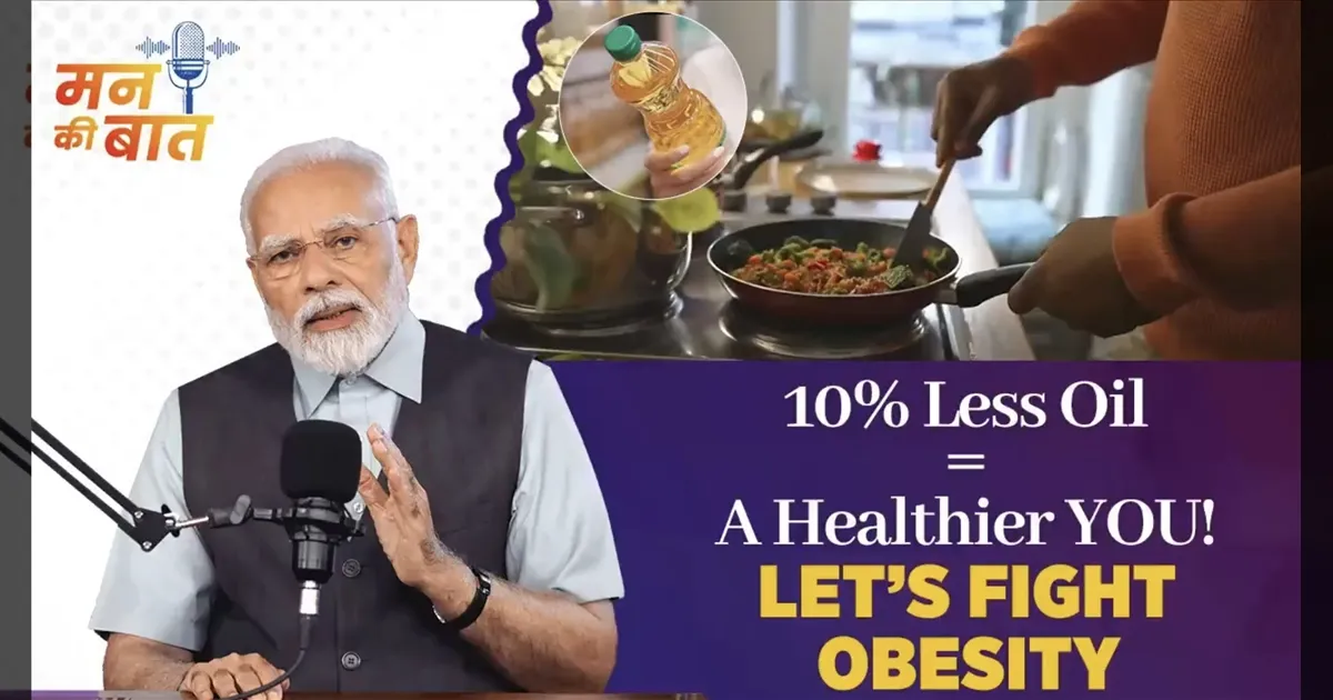 PM Modi Urges India to Confront Obesity in Mann Ki Baat Address