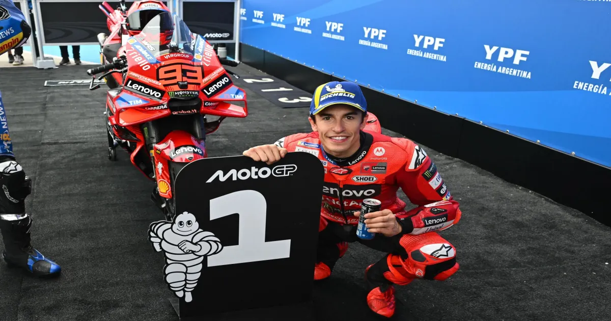 Marc Marquez Storms to Sensational Pole at 2025 MotoGP Argentina Grand Prix