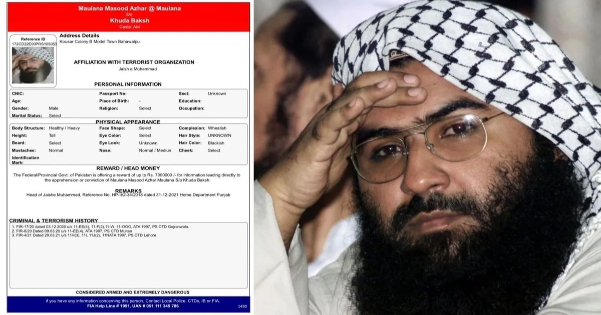 India Rejects Pakistan’s Reported Reward Announcement For Masood Azhar