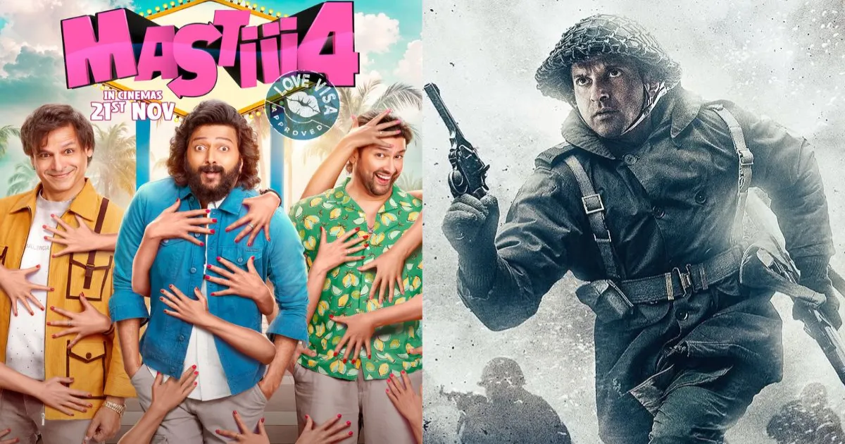 Mastiii 4 Opens Stronger Than 120 Bahadur, Surpassing Vivek Oberoi’s Last Release at Box Office