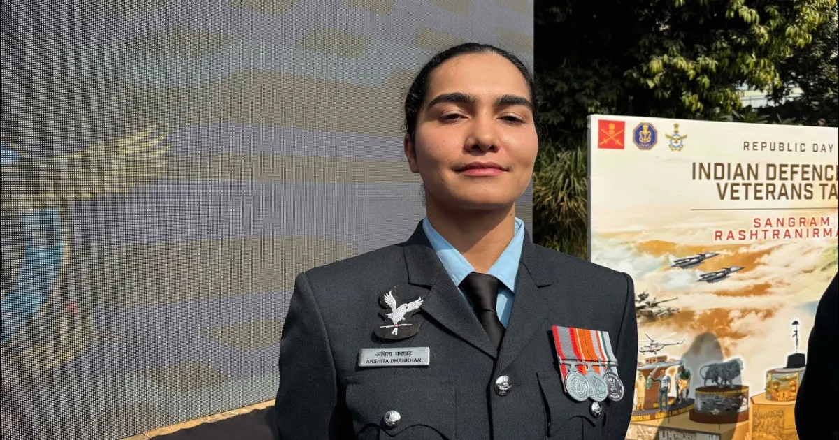 Akshita Dhankar Joins President Murmu To Hoist Flag, Showcasing Women Leaders In Defence