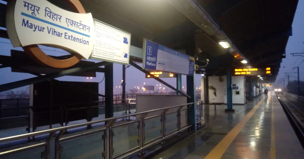 Monitor Lizard Invades Delhi Metro Station Amid Floods