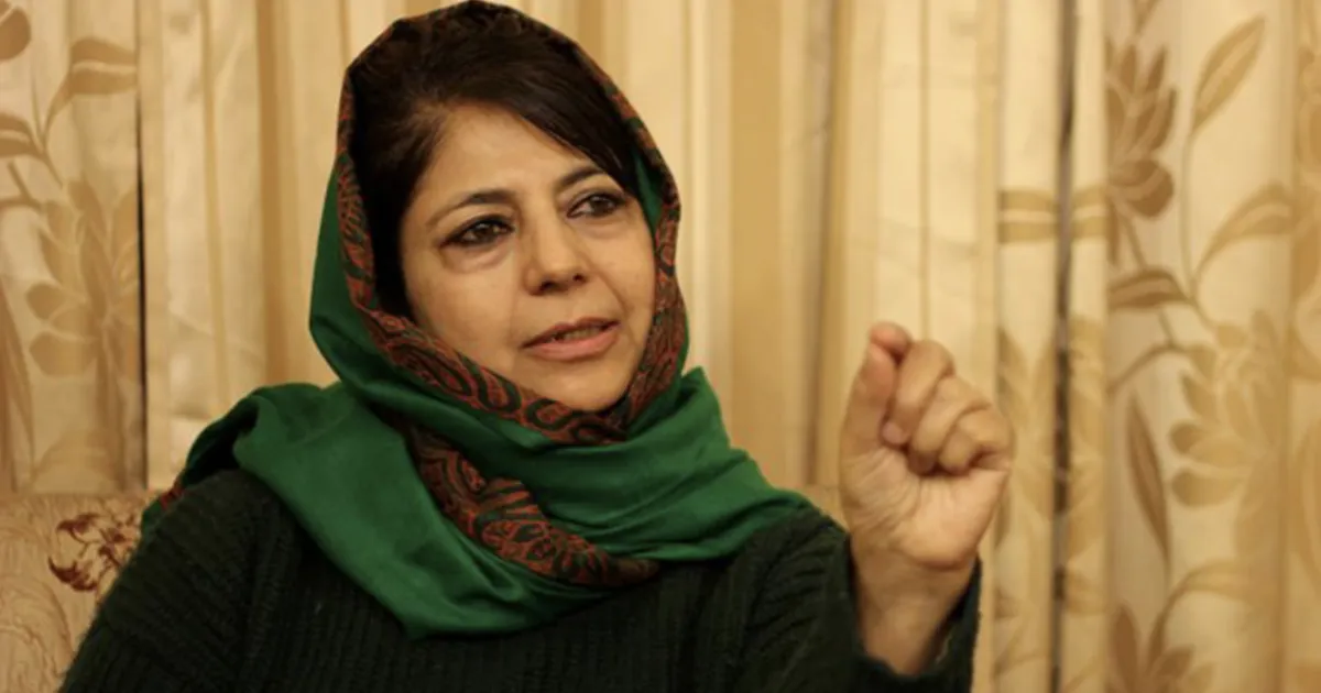 Mehbooba Mufti Accuses J&K Speaker of Enforcing ‘Martial Law’ Tactics