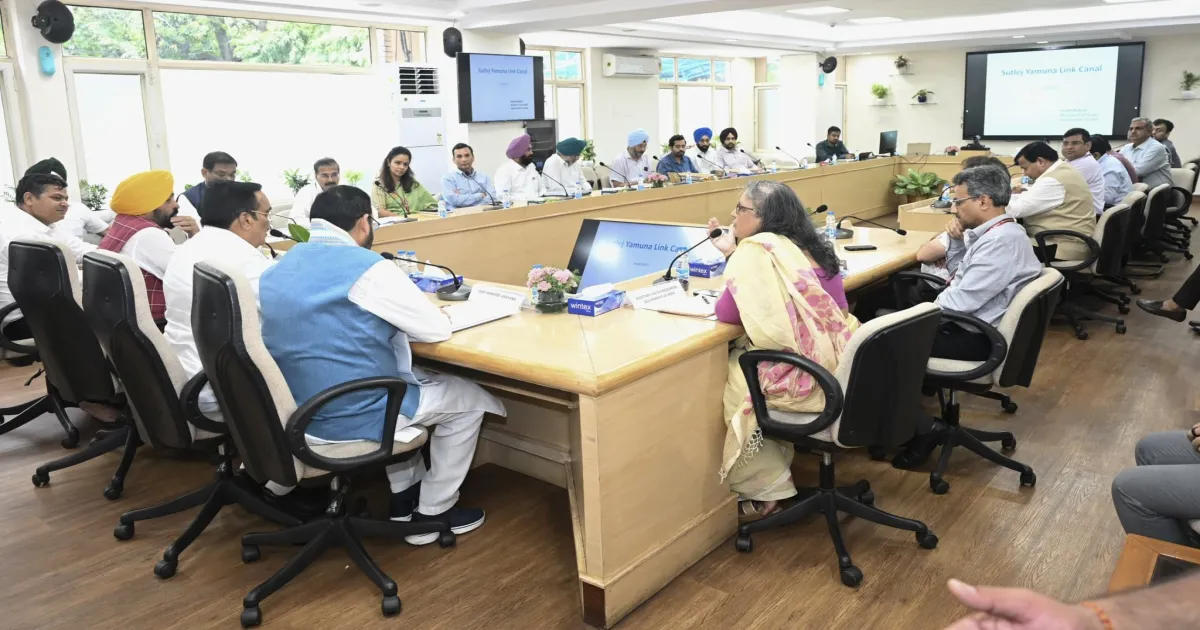 Breakthrough in SYL Canal Dispute? Punjab and Haryana Agree to Seek Solution, Says Jal Shakti Minister