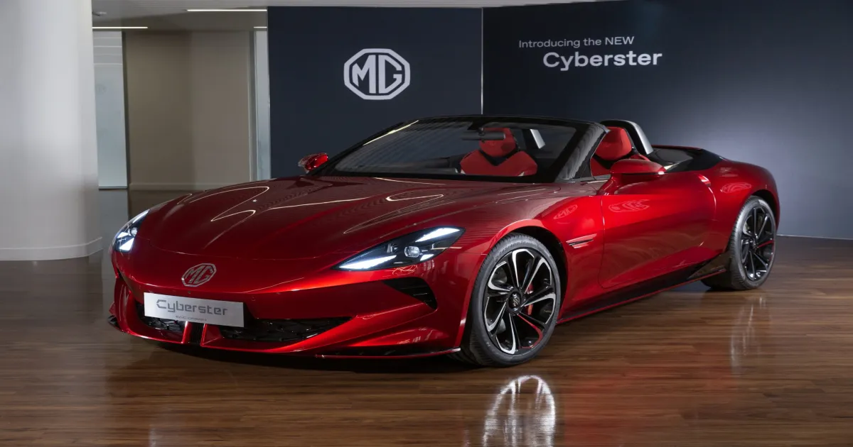 MG Cyberster Unleashed in India at ₹75 Lakh: Jaw-Dropping Speed, Scissor Doors, and Futuristic Vibes!