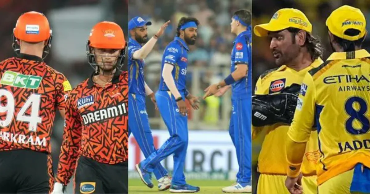IPL 2025: MI, CSK, SRH Set for Showdown with Sky-High Playoff Stakes
