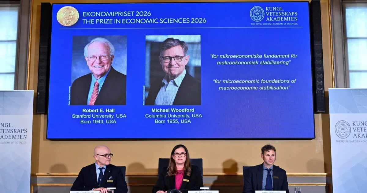 2026 Economic Sciences Prize Goes To Woodford And Hall For Their Research Contributions