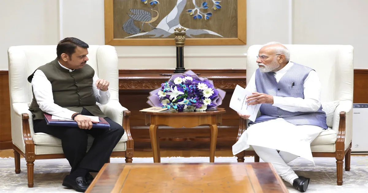 Fadnavis Urges PM Modi to Save Maharashtra’s Rain-Ravaged Farmers
