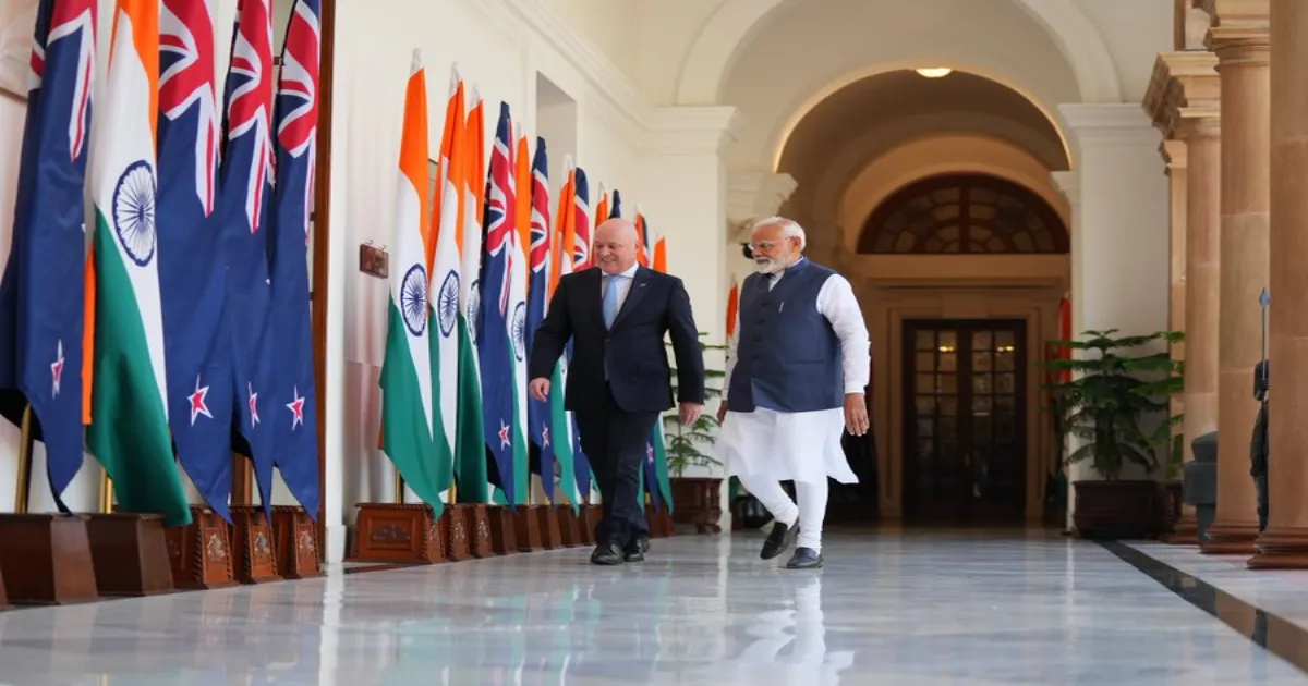 Luxon meets PM Modi in Delhi; Hails Indo-Pacific Partnership