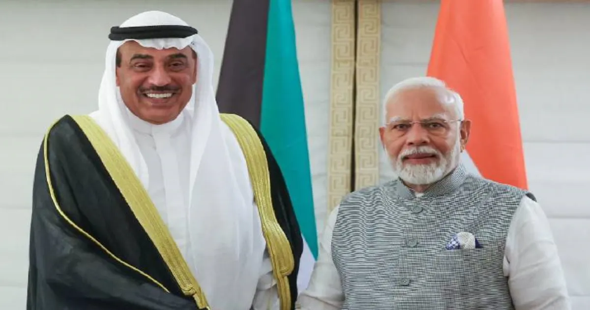PM Modi, Kuwait Crown Prince Exchange Views on West Asia, Stress Maritime Security