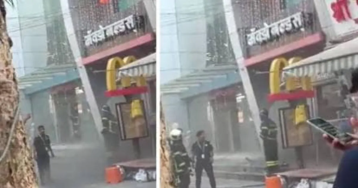 Quick Response Averts Disaster as Fire Breaks Out in McDonald's Kitchen at Dadar’s Star Mall