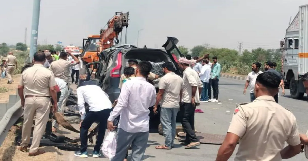 Five UP Policemen Killed In SUV Accident On KMP Expressway Near Nuh