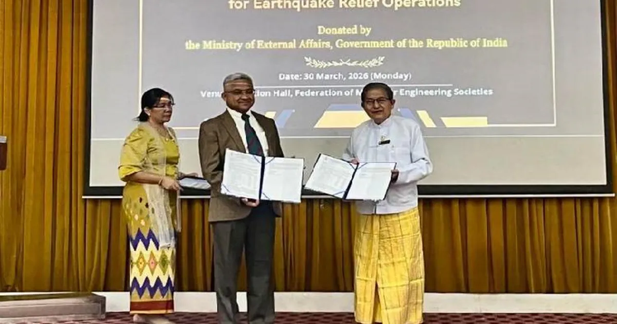 India Strengthens Myanmar’s Reconstruction With Earthquake Assessment Tools