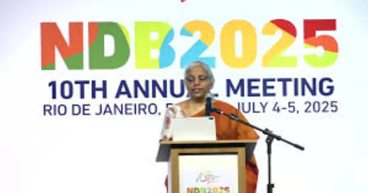 FM Sitharaman Urges NDB Mandate Overhaul for Agility, Tech-Driven Growth