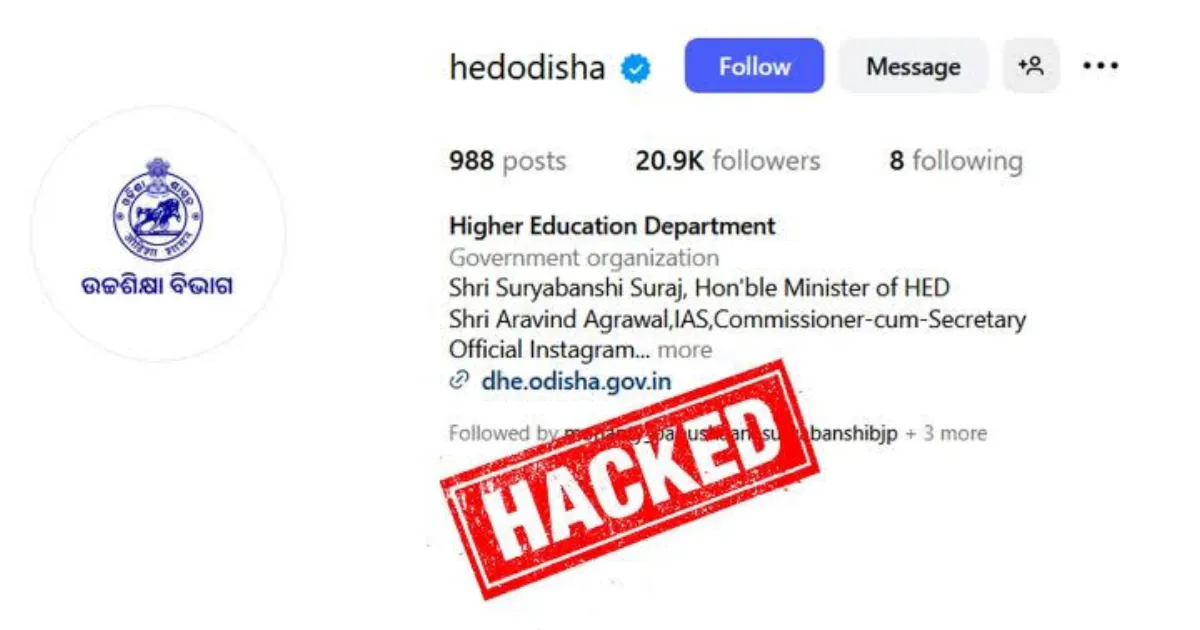 odisha-education-depts-instagram-hacked-fir-filed
