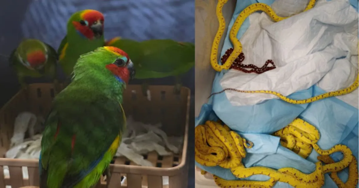 Major Bust at Pune Airport: Exotic Animals Seized from Bangkok Flight