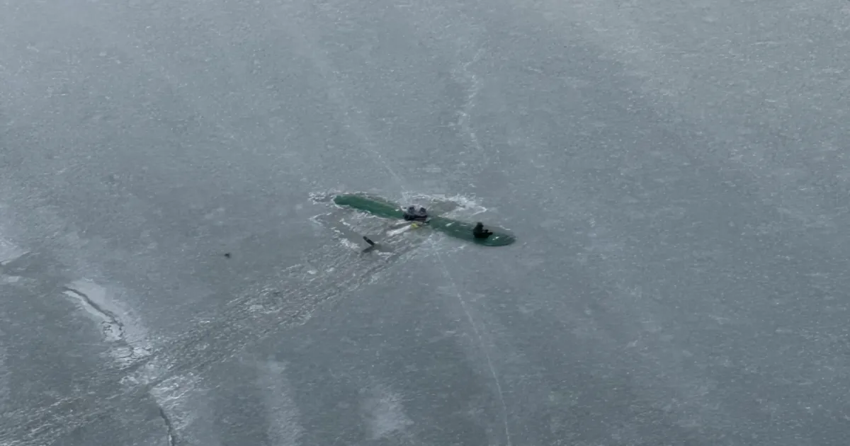 Miracle! Pilot and 2 Children Survive Plane Crash; Rescued After 12 Hours on Airplane Wing in Frozen Lake