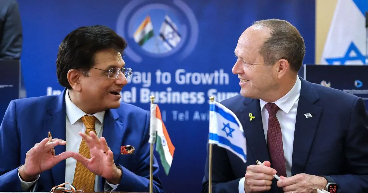 India-Israel Fast-Track FTA Talks as Goyal Pushes New Trade, Investment Momentum